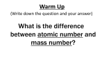 atomic number