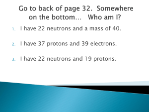 Isotopes