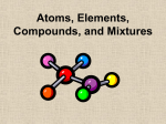 Atoms, Elements, Compounds, and Mixtures