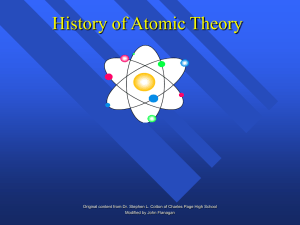 Atomic History - EHS Faculty Pages