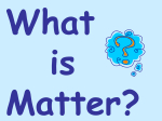 9-15-15 What is Matter?