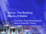 Atoms: The Building Blocks of Matter