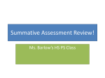 Summative Assessment Review!