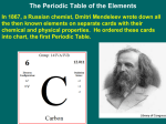 2.2 Periodic Chart