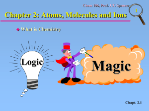 Atoms, Molecules and Ions - Wantagh Union Free School District