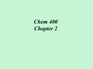 PowerPoint for Ch 2 Part 2 - Dr. Samples` Chemistry Classes