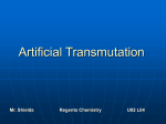 Artificial Transmutation