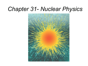 31.1 Nuclear Structure