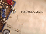 formula mass.
