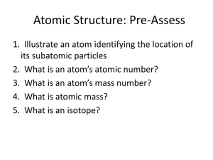 Atomic Structure Powerpoints - Warren County Public Schools