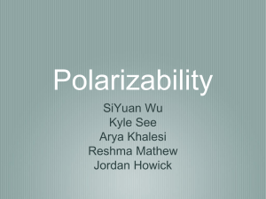 Polarizability