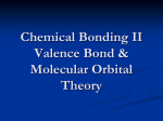 Chemical Bonding II