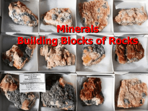 of a mineral? - Bakersfield College