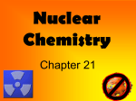 Nuclear Chemistry