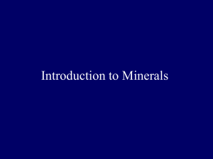 minerals - domenicoscience