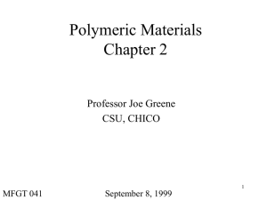 History and Current Status of the Plastics Industry