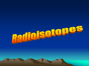 Radioisotopes