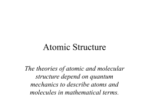 Atomic Structure