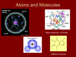 Atoms and Molecules - Sonoma Valley High School