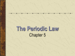 Periodic Law Power Point
