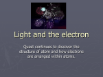Light and the electron