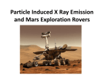 Alpha Proton X-ray Spectrometry (APXS) and the Mars Pathfinder