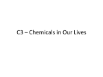 C3 – Chemicals in Our Lives Revision