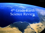 4th Grade Earth Science Review