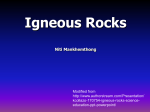Igneous Rocks - UTEP Geological Sciences