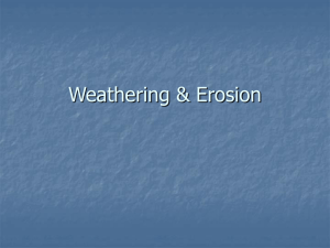 Weathering & Erosion - Somers Public School District