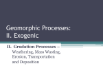 Geomorphic Processes: Endogenic and Exogenic