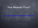 How Minerals Form? - Madison County School District