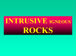 forms of intrusive igneous rocks