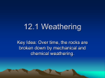 12.1 Weathering - WikiPlanetEarth