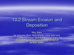 13.2 Stream Erosion and Deposition