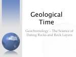Geological Dating Techniques 2014b
