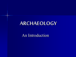 archaeology - Montgomery College