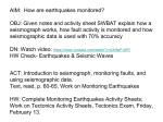 Monitoring Earthquakes - Hicksville Public Schools / Homepage