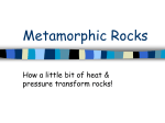 Metamorphic Rocks