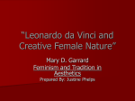 Leonardo da Vinci and Creative Female Nature