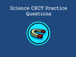 Science CRCT Practice Questions