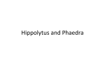 Hippolytus and Phaedra