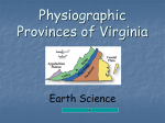 Physiographic Provinces of Virginia