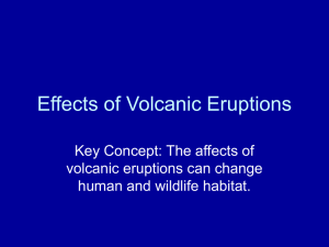 Effects of Volcanic Eruptions