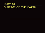unit 18 surface of the earth