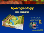 Hydrogeology Defined