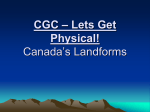 CGC – Lets Get Physical! Canada`s Landforms