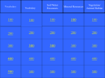 Jeopardy review game-natural resources