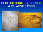 geologic history, fossils, & relative dating