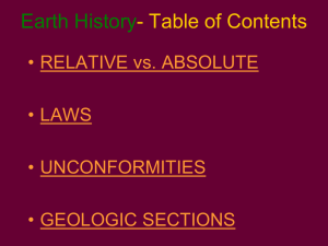 geologic history 2